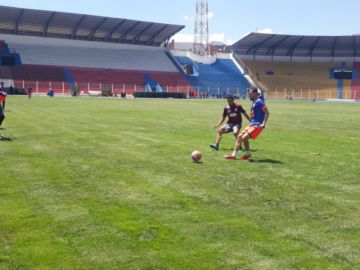 Jugaron un partido amistoso.
