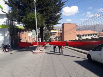 Varios puntos de la ciudad están bloqueados.