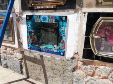 El cementerio de Potosí tiene pocas visitas hoy.