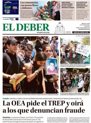 El Deber, Santa Cruz.