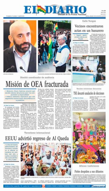 El Diario, La Paz.