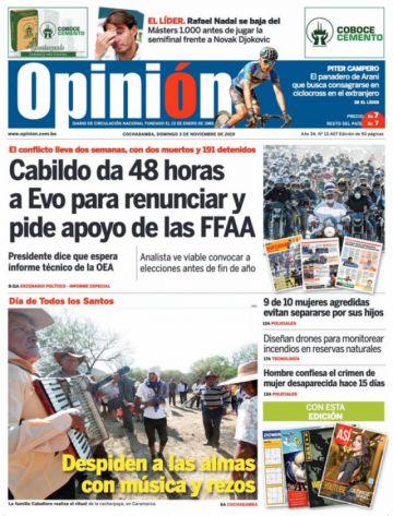 Opinión, Cochabamba.