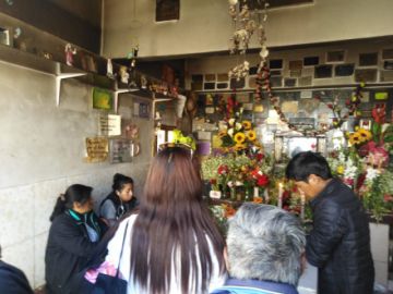 Las familias acuden desde temprano este domingo.