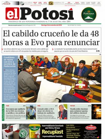 Revise los titulares de la prensa nacional