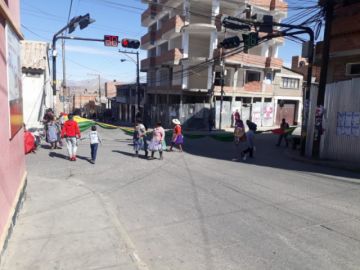 Así están las calles potosinas este lunes.