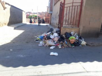 Así están las calles potosinas este lunes.