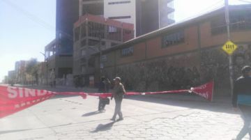 Así están las calles potosinas este lunes.
