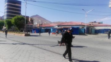 Así están las calles potosinas este lunes.