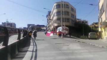 Así están las calles potosinas este lunes.