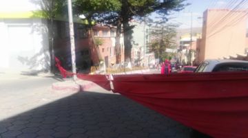 Así están las calles potosinas este lunes.
