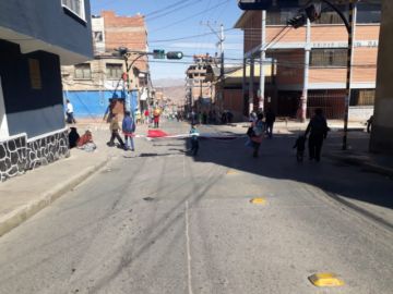 Así están las calles potosinas este lunes.