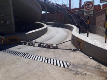 Así están las calles potosinas este lunes.