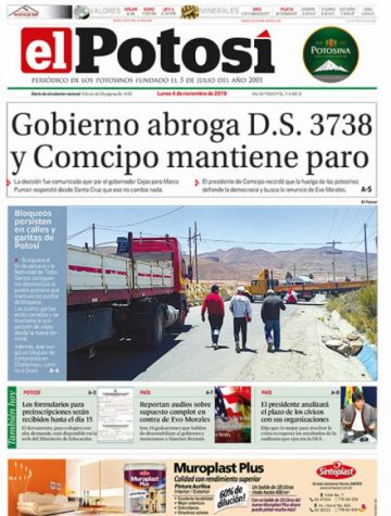 Revise los titulares de la prensa nacional