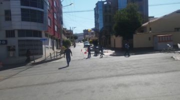 Así están las calles potosinas este lunes.