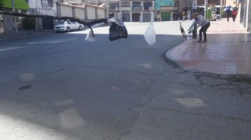 Así están las calles potosinas este lunes.