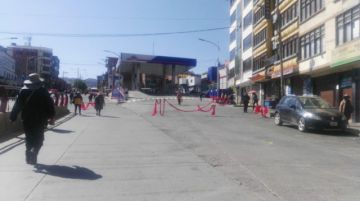 Así están las calles potosinas este lunes.