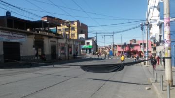 Así están las calles potosinas este lunes.