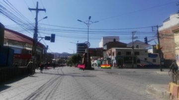 Así están las calles potosinas este lunes.