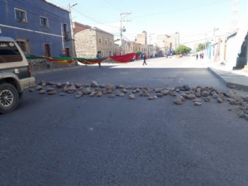Así están las calles potosinas este lunes.
