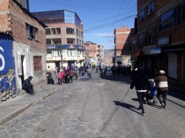 Así están las calles potosinas este lunes.