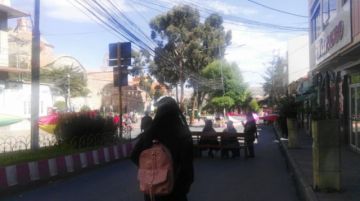 Así están las calles potosinas este lunes.