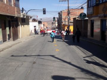 Así están las calles potosinas este lunes.