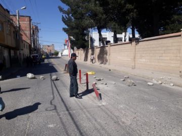 Así están las calles potosinas este lunes.