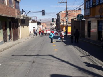 Así están las calles potosinas este lunes.