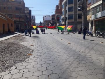 Así están las calles potosinas este lunes.
