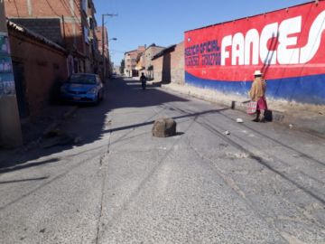 Así están las calles potosinas este lunes.