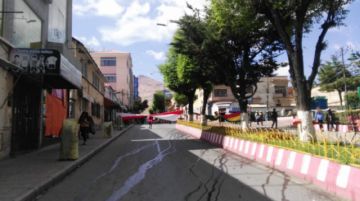 Así están las calles por la mañana de este martes.