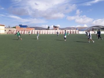 Entrenan en Las Delicias.