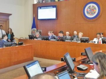 Sesión extraordinaria del Consejo Permanente de la Organización de Estados Américanos.