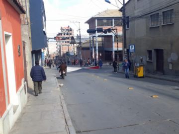 Así están las calles por la mañana de este martes.
