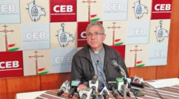 El secretario general adjunto de la Conferencia Episcopal Boliviana (CEB), padre José Fuentes