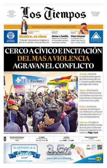 Los Tiempos, Cochabamba.