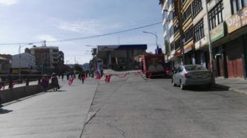 Así lucen las calles en la mañana del miércoles 6 de noviembre.