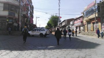 Así lucen las calles en la mañana del miércoles 6 de noviembre.