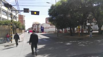 Así lucen las calles en la mañana del miércoles 6 de noviembre.