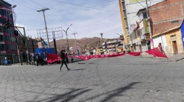 Así lucen las calles en la mañana del miércoles 6 de noviembre.