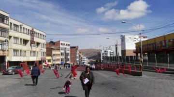 Así lucen las calles en la mañana del miércoles 6 de noviembre.