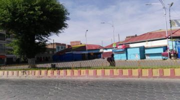 Así lucen las calles en la mañana del miércoles 6 de noviembre.