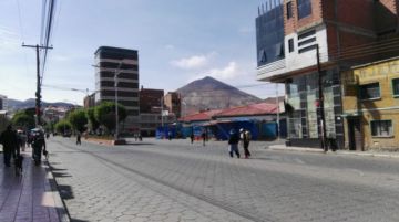 Así lucen las calles en la mañana del miércoles 6 de noviembre.