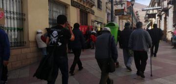 Así lucen las calles en la mañana del miércoles 6 de noviembre.