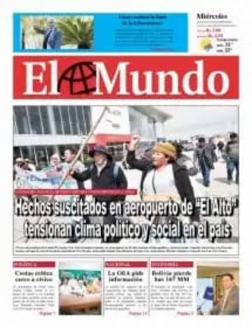 El Mundo, Santa Cruz.