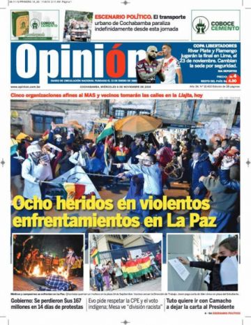Opinión, Cochabamba.