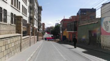 Así lucen las calles en la mañana del miércoles 6 de noviembre.