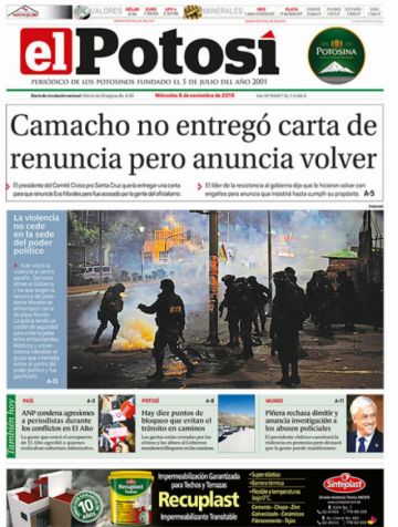 Revise los titulares de la prensa nacional
