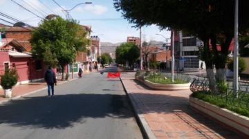 Así lucen las calles en la mañana del miércoles 6 de noviembre.