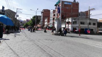 Así lucen las calles en la mañana del miércoles 6 de noviembre.